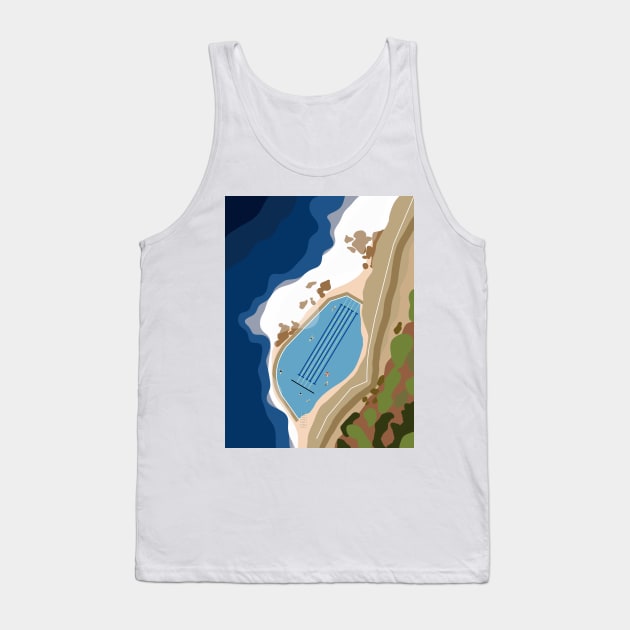 Bronte Beach Ocean Pool Tank Top by From Above